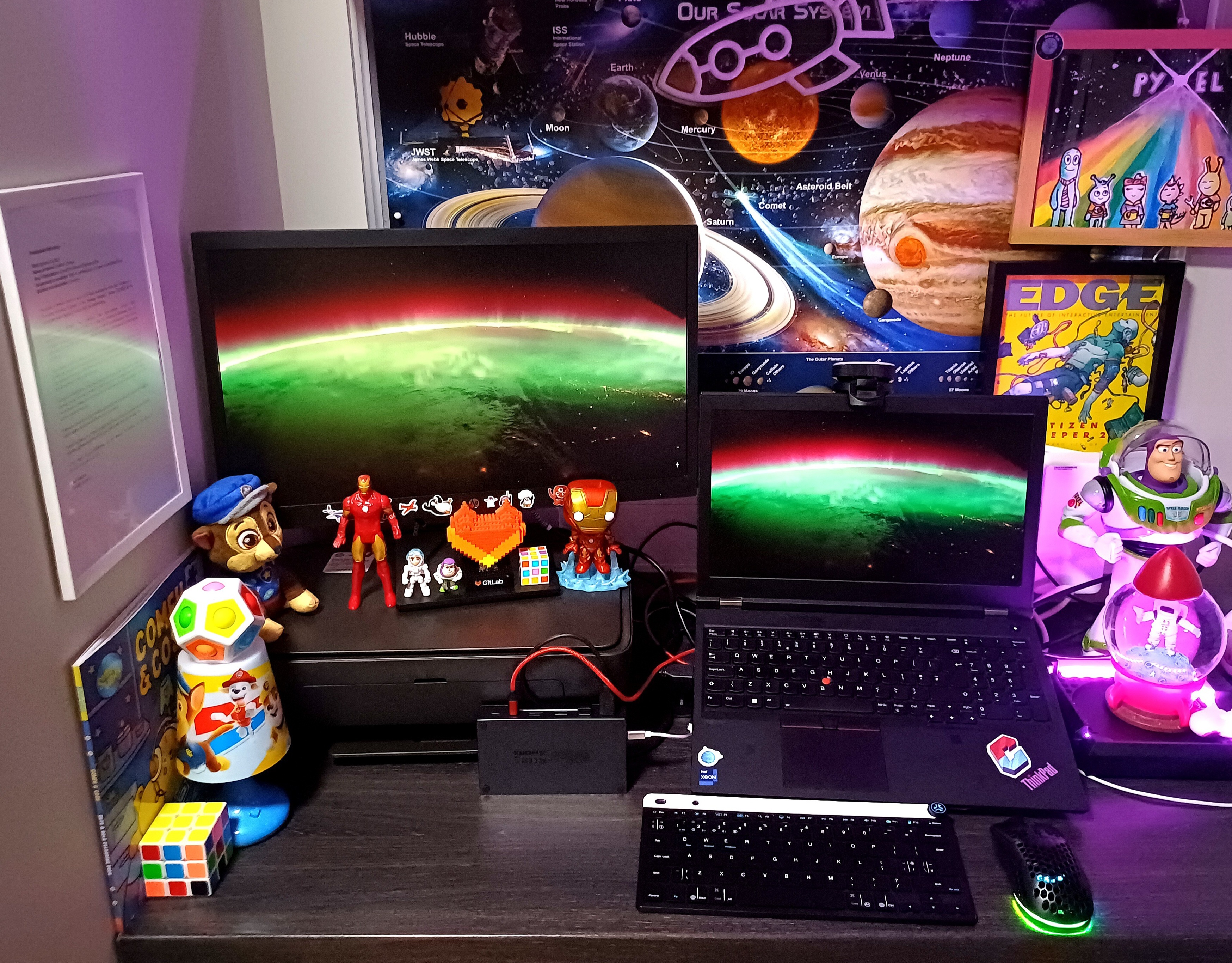 My development setup, a Lenovo ThinkPad P15 G2