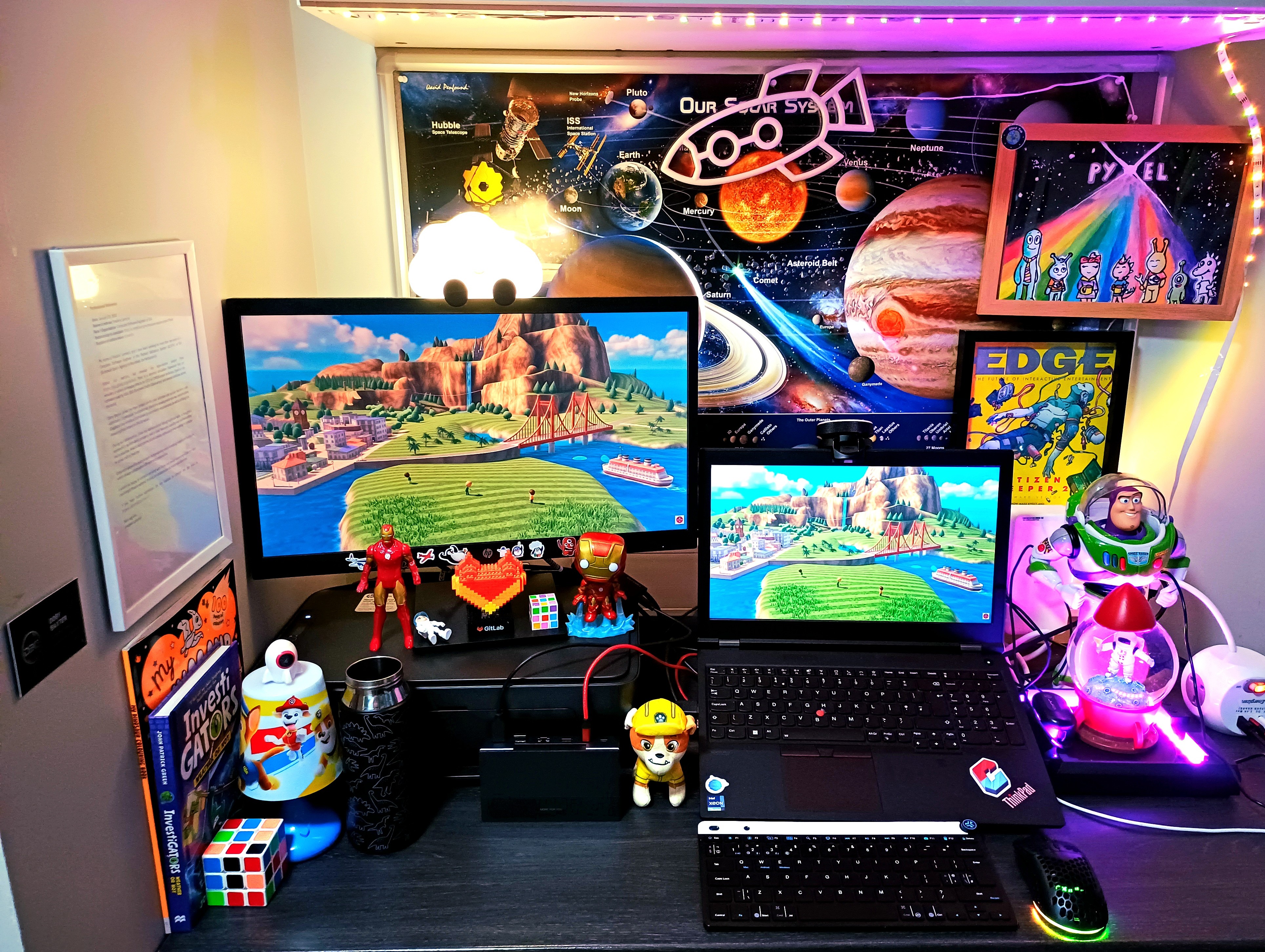 My development setup, a Lenovo ThinkPad P15 G2