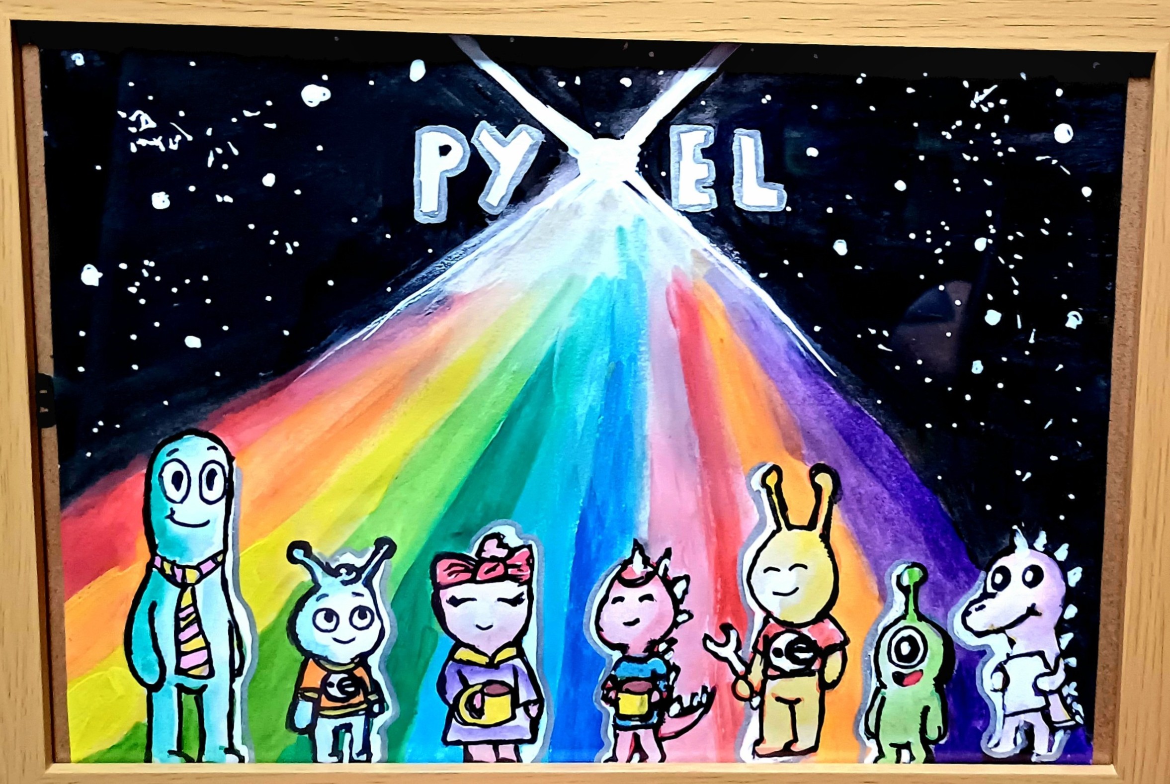 A painting of Pyxel